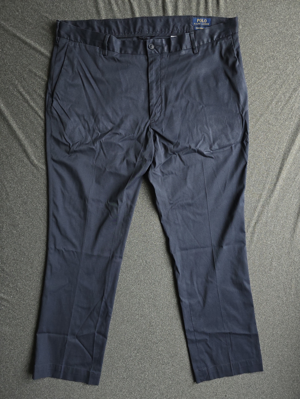 Polo Ralph Lauren Performance Pants Mens Size 40 X 30 Navy Stretch Trouser Chino